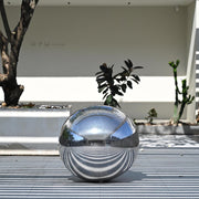 Yescom Inflatable Mirror Balloon with Iridescent, Gold, Silver, Black Options, 32in Silver Image