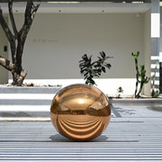 Yescom Inflatable Mirror Balloon with Iridescent, Gold, Silver, Black Options, 32in Gold Image