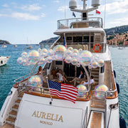 Yescom Iridescent Inflatable Balls Shiny Sphere Orb for Junk Boat Party Image