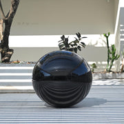 Yescom Inflatable Mirror Balloon with Iridescent, Gold, Silver, Black Options, 40in Black Image