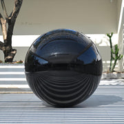 Yescom Inflatable Mirror Balloon with Iridescent, Gold, Silver, Black Options, 48in Black Image