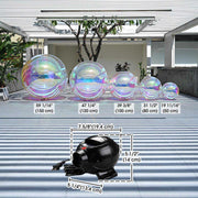 Yescom Iridescent Inflatable Balls Shiny Sphere Orb for Junk Boat Party Image