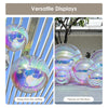 Yescom Iridescent Inflatable Balls Shiny Sphere Orb for Junk Boat Party
