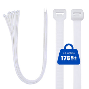 Yescom 39 in Zip Ties Wraps Self-Locking 1000mm 20pcs