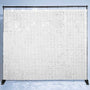 Yescom 10'x8' Sequin Shimmer Wall Backdrop (Sturdy Stand Included), White Image