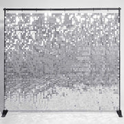 Yescom 10'x8' Sequin Shimmer Wall Backdrop (Sturdy Stand Included) Image