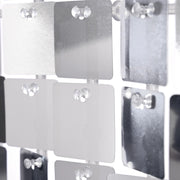 Yescom 10'x7' Sequin Shimmer Wall Backdrop (Tripod Stand Included), Silver Image