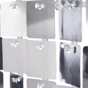 Yescom 10'x7' Sequin Shimmer Wall Backdrop (Tripod Stand Included), Silver Image