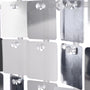 Yescom 10'x7' Sequin Shimmer Wall Backdrop (Tripod Stand Included), Silver Image