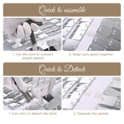 Yescom 10'x8' Sequin Shimmer Wall Backdrop (Sturdy Stand Included) Image