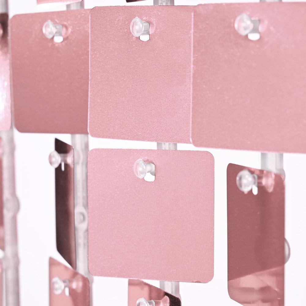 Yescom 10'x7' Sequin Shimmer Wall Backdrop (Tripod Stand Included), Pink Image