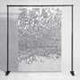 Yescom Square Sequin Shimmer Wall Backdrop Color Options, Silver - 24ct/pk Image