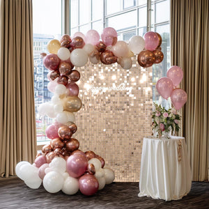 Yescom Square Sequin Shimmer Wall Backdrop Color Options