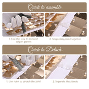 Yescom 10'x8.5' Sequin Shimmer Wall Backdrop (Tripod Stand Included) Image