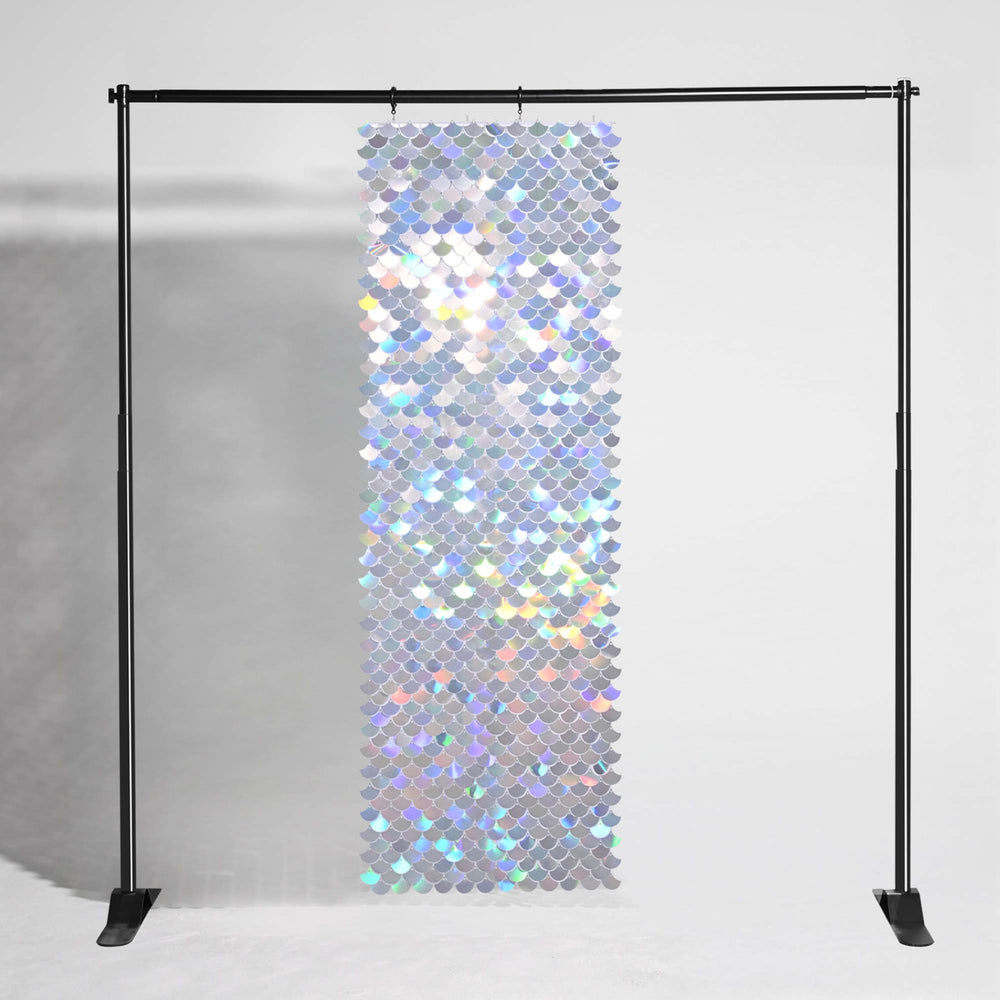 Yescom Scallop Sequin Shimmer Wall Backdrop Color Options, AD Radiance Image