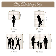 Yescom Scallop Sequin Shimmer Wall Backdrop Color Options Image