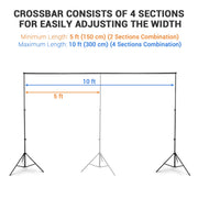 Yescom 10'x7' Sequin Shimmer Wall Backdrop (Tripod Stand Included) Image