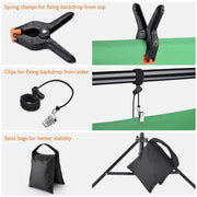 Yescom 10'x8.5' Sequin Shimmer Wall Backdrop (Tripod Stand Included) Image