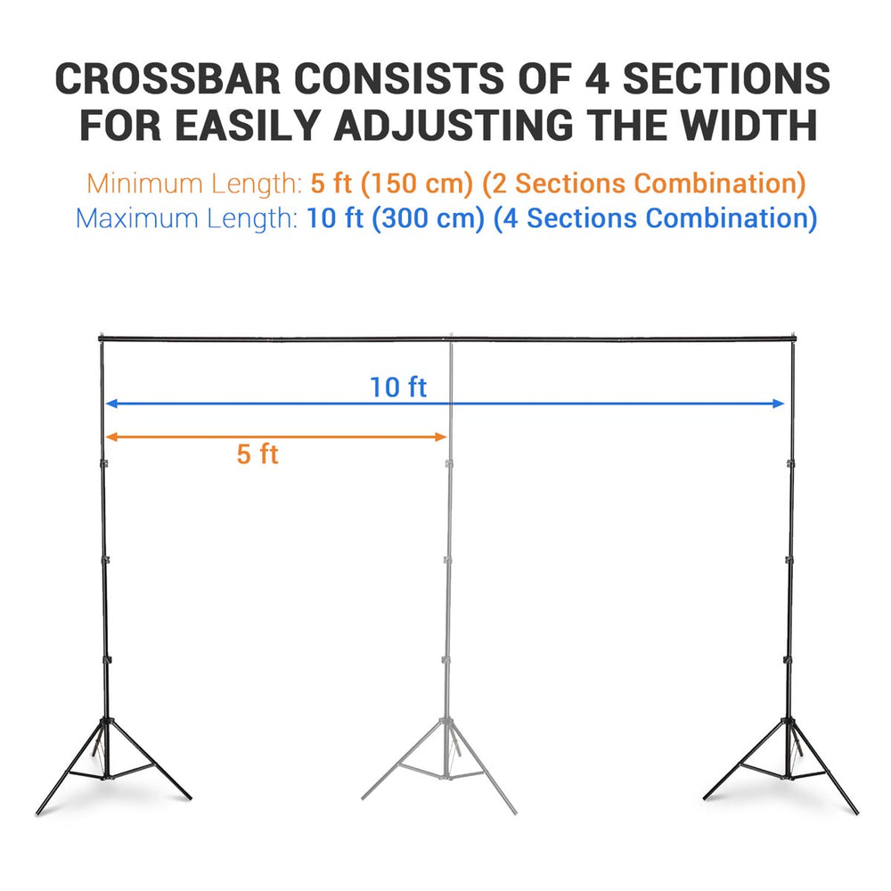 Yescom 10'x8.5' Sequin Shimmer Wall Backdrop (Tripod Stand Included) Image