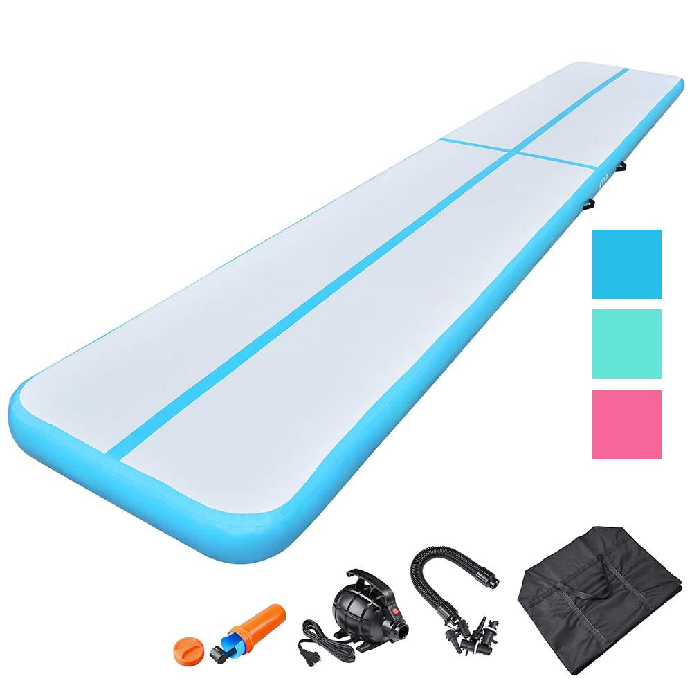 Yescom 20ft Air Tumble Track Gymnastics Mat with Pump Image