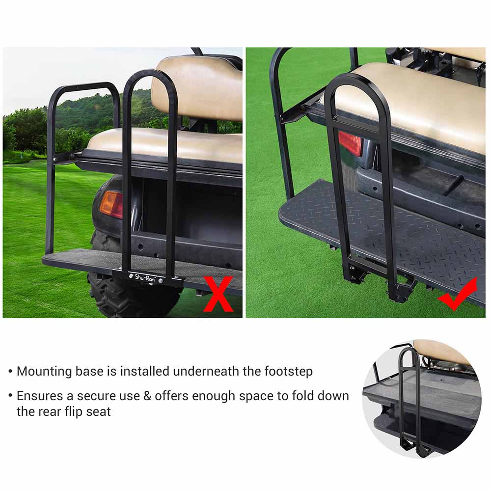 Yescom Safety Grab Bar Rear Seat for Golf Cart EZGO Genesis 150 Image