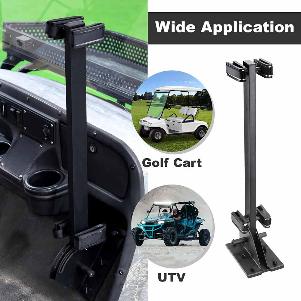 Yescom Golf Cart Club Car Stand Up Rack Holder Stand 2 positions Image