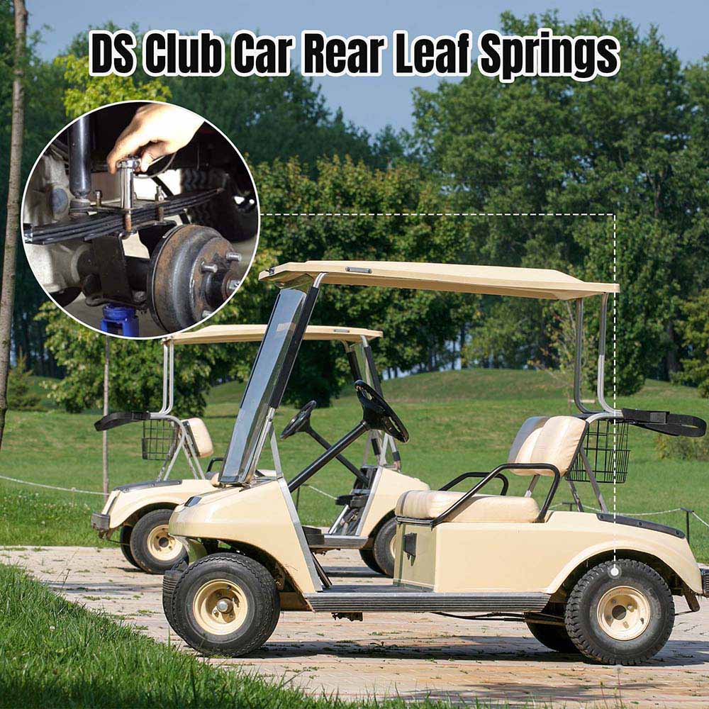 Yescom Heavy Duty Rear Leaf Springs 3-Leaf Kit for Club Car DS Image