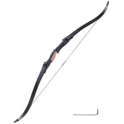 Yescom Archery Recurve Bow Takedown Left & Right Hand 54in 28lbs Image
