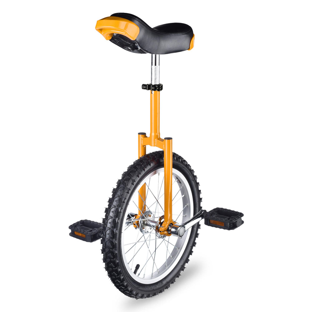 Yescom 16 inch Unicycle Wheel Frame Color Optional, Yellow Image