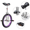 Yescom 20 inch Mountain Unicycle for Adults and Teens Municycle Purple Rim