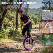 Yescom 20 inch Mountain Unicycle for Adults and Teens Municycle Purple Rim Image
