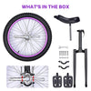 Yescom 20 inch Mountain Unicycle for Adults and Teens Municycle Purple Rim
