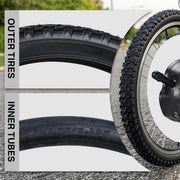 Yescom 16"-24" Opt. Bicycle Tires & Tubes 3-Pack for Trike & Unicycle Image