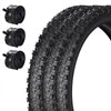Yescom 16"-24" Opt. Bicycle Tires & Tubes 3-Pack for Trike & Unicycle