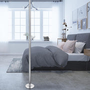 HOMCOM Tapis de Pole Dance Pliable - Pole Dance Mat - Tapis de Protection 150 cm épaisseur 5 cm - revêtement Plastique Gris HOMCOM Tapis de Pole Dance Pliable - Pole Dance Mat - Tapis de Protection 150 cm épaisseur 5 cm - revêtement Plastique Gris
