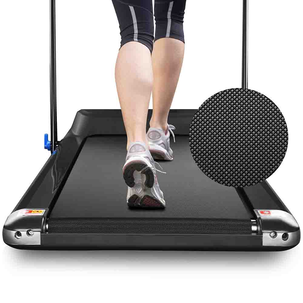 Yescom Underdesk Treadmill Walking Pad with Handrail Remote 1.5 HP