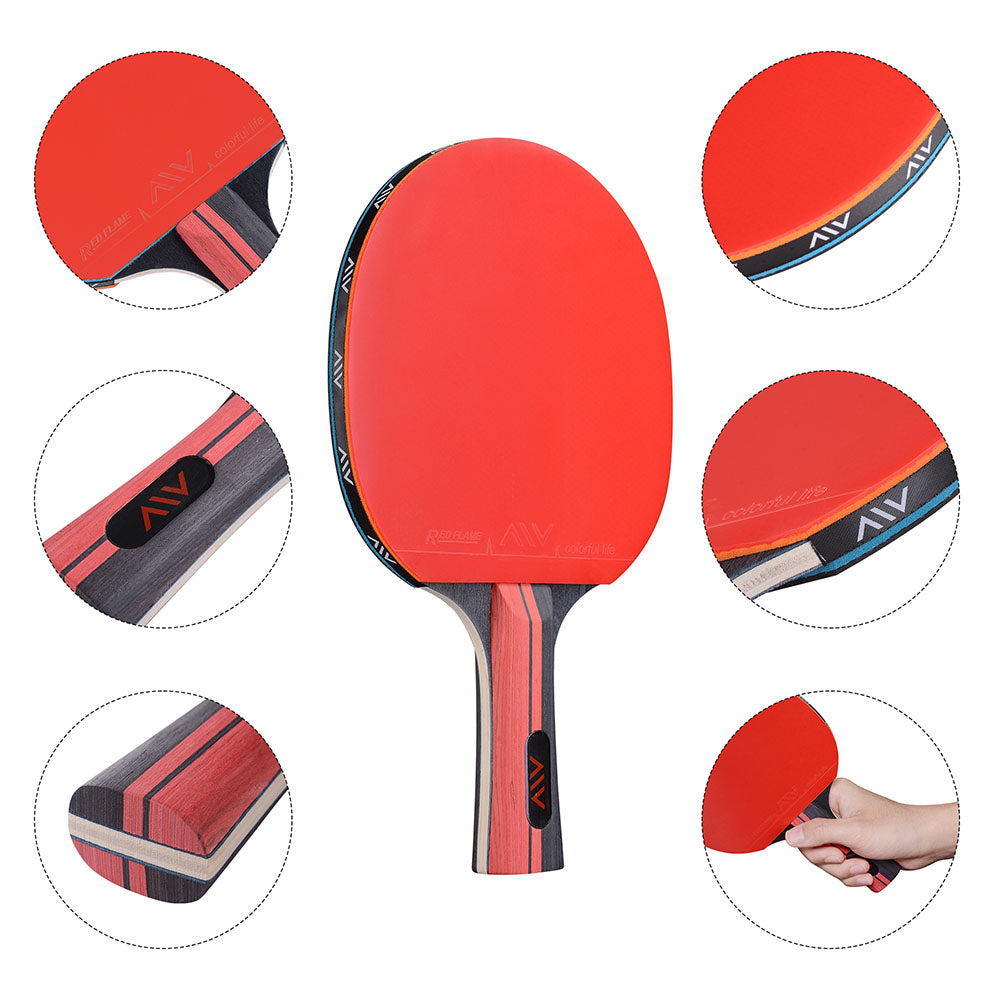 Yescom Ping Pong Paddles and Balls & Carrying Bag Image