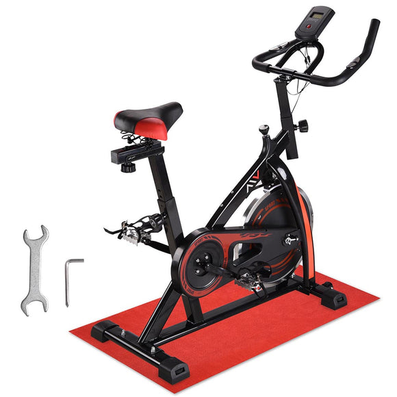 Yescom Indoor Cycling Workout Exercise Bike Black Image