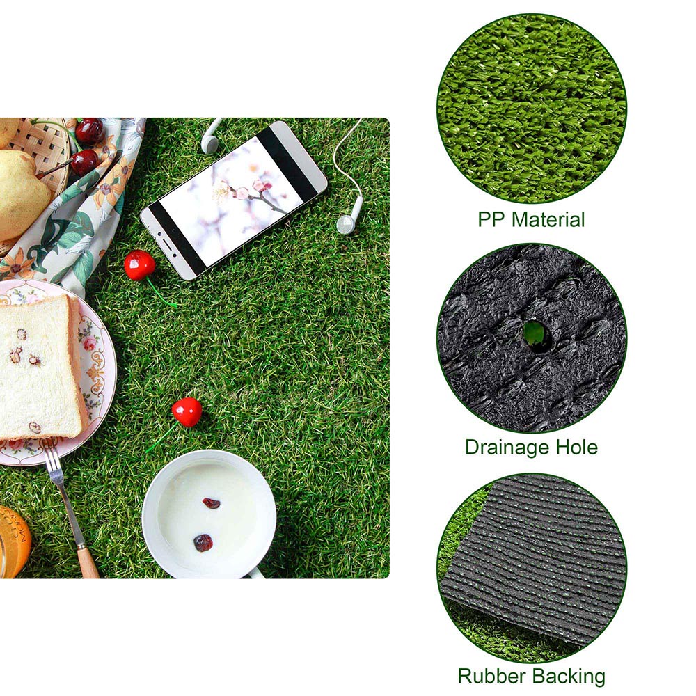 Yescom Artificial Grass Turf Synthetic Carpet Mat Patio 33'x6' Image