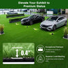 Yescom Event Turf Rolls for Pop-ups & Trade Shows High-Traffic Surface 3/8"H