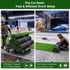 Yescom Event Turf Rolls for Pop-ups & Trade Shows High-Traffic Surface 3/8"H