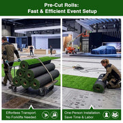 Yescom Event Turf Rolls for Pop-ups & Trade Shows High-Traffic Surface 3/8"H Image