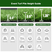 Yescom Event Turf Rolls for Pop-ups & Trade Shows High-Traffic Surface 3/8"H Image