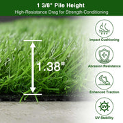 Yescom Agility Turf for Powerful Sled Push Hybrid Training 1 3/8