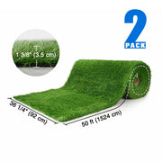 Yescom Agility Turf for Powerful Sled Push Hybrid Training 1 3/8"H, 2 Lanes - (2x)3'x50' Image