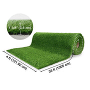 Yescom Outdoor Pet Turf Rolls for Dog Daycare Facility 1 3/8"H, 4x33ft Image