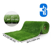 Yescom Agility Turf for Powerful Sled Push Hybrid Training 1 3/8"H, 3 Lanes - (3x)4'x50' Image