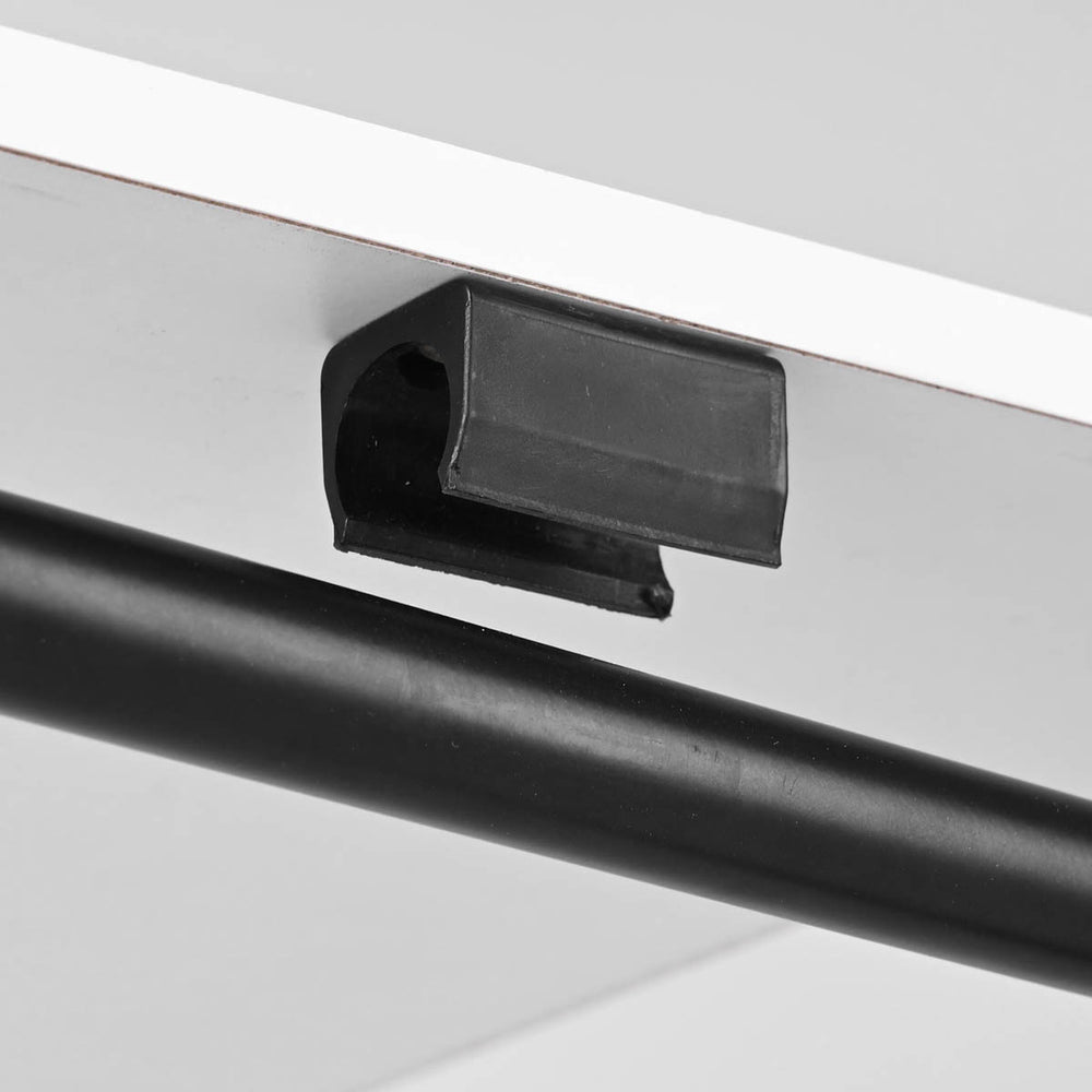 Yescom Folding Portable Bar Table with Storage Shelf Image