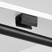 Yescom Folding Portable Bar Table with Storage Shelf Image