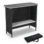 Yescom Folding Portable Bar Table with Storage Shelf, Glitter 39in Image